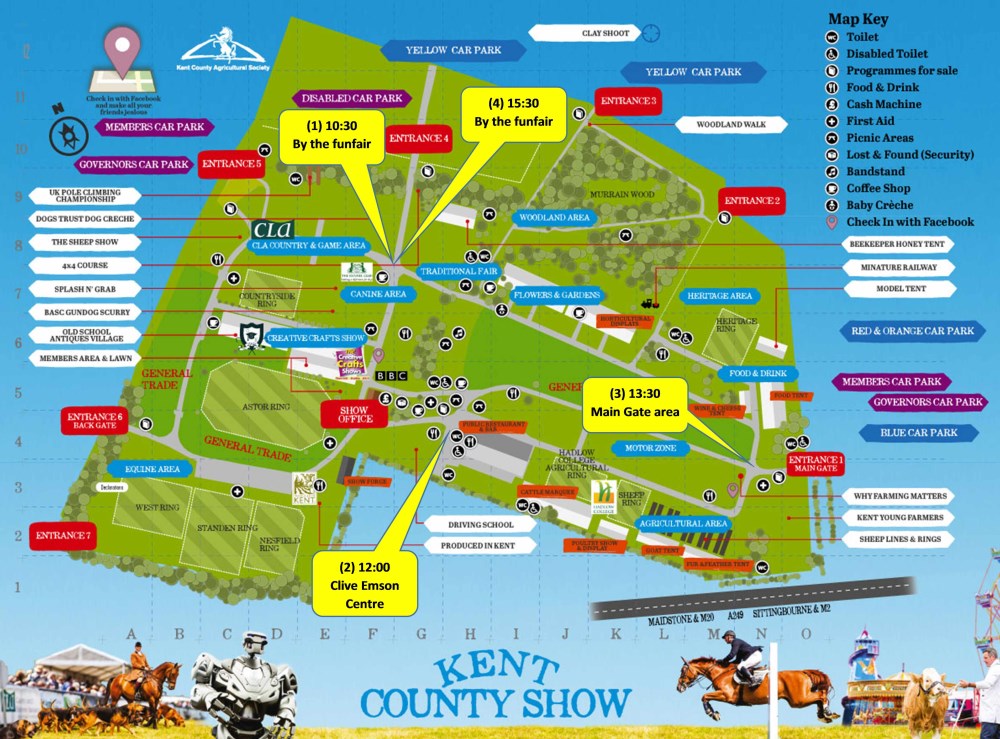 [Map of the Showground]